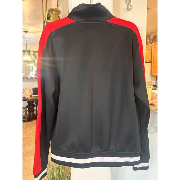 Hudson Men's Lux Black/Red Track Jacket Medium - Picture 6 of 7